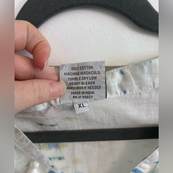 Laura Park Annie Selkie tunic Ikat tassel top - Picture 4 of 4